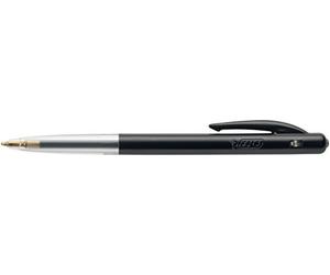 Bic - BIC stylo a bille retractable M10 clic, noir, largeur trace