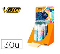 Bic 4 colours decor expositor de 30 boligrafos de bola retractiles - p