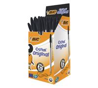BIC Boligrafo Cristal | negro | 50 unidades