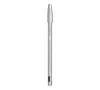 BIC Bolígrafo de bola recargable RE-NEW cristal de metal 1 mm negro con 2 recambios a elegir