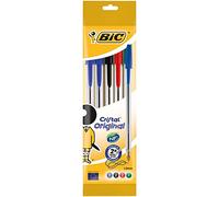 BIC Bolígrafos con tinta, Multicolor, 5 Unidad (Paquete de 1)