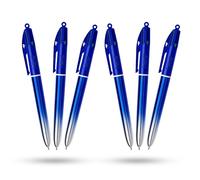 BIC - Bolígrafos de 4 colores degradados suaves, diseño retráctil, bolígrafo multicolor con cuatro tintas vibrantes surtidas, bolígrafos multicolores, todo en uno para la escuela, la oficina y