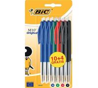 Bic Bolígrafos originales M10 - colores surtidos, blíster especial 14 unidades
