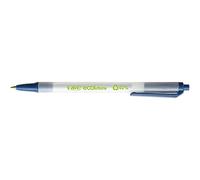 BIC Bolígrafos retráctiles Clic Stic ECOlutions – Punta media 1,0 mm – Azul, caja 50
