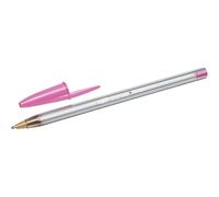 BIC Bolígrafos Cristal Fun – Punta ancha 1,6 mm, tinta con base de aceite – Rosa, Caja 20 uds