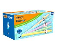 Bic cristal pastel figurines pack con 20 boligrafos de bola - cuerpo o