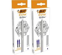 BIC cristal recargable mate de 1.0 mm (Paquete de 2)