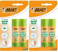 BIC ECOlutions Barras de Pegamento - 21 g, Blíster de 2 unidades (Paquete de 2)