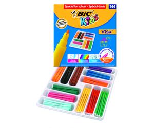 BIC Estuche de 144 Rotuladores Kids® Couleur de 12 Colores Surtidos