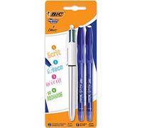 Bic Gel-ocity Illusion - 4 Colour Pen + 2 Blue Erasable Gel Pens - Blister Pack of 3 Pens