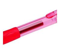 Bic gel-ocity original boligrafo de tinta gel retractil - punta media de 0.7mm - recargable - grip de goma - clip de plastico - color rojo (12 uds)
