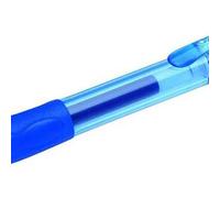 Bic gel-ocity original boligrafo de tinta gel retractil - punta media de 0.7mm - recargable - grip de goma - clip de plastico - color azul (12 uds)
