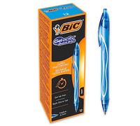 BIC Bolígrafo Gel-ocity Quick Dry retráctil tinta gel secado ultrarrápido 0,7 mm turquesa Caja 12
