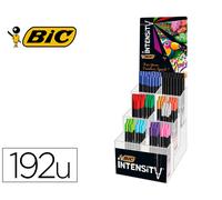 Bic Intensity Fine Rotuladores de punta de fibra 0,4 mm Colores Surtidos con Expositor
