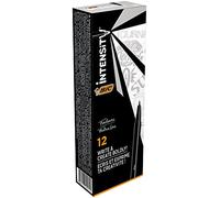 BIC Intensity Fine rotuladores punta fina (0,8 mm) - Gris, Caja de 12 unidades