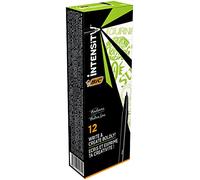 BIC Intensity Fine rotuladores punta fina (0,8 mm) - Verde Lima, Caja de 12 unidades
