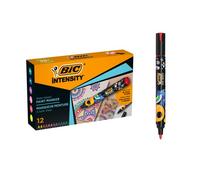 Bic intensity marcador 12 pieza(s) punta redonda multicolor