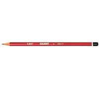 BIC - Juego de 12 lápiz grafito cabeza trempée cuerpo redondo (Mina HB Conte Gilbert 33