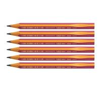 BIC - Juego de 6 lápices de grafito Kids Beginner Evolution Mina HB diámetro 4 mm rosa
