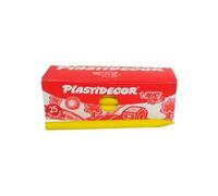 BIC Kids Ceras Plastidecor - Pack de 25 lápices, color amarillo