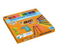 BIC Kids Evolution Triangle Lápices de Colores Surtidos (Caja de 144 unidades)
