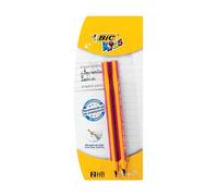 BIC Kids Jumbo Triangular Learner Lápices de Grafito HB - Diseño en Rosa, Caja de 12 unidades