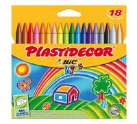 BIC Kids Lápices de Cera Plastidecor (Estuche de 18 colores)