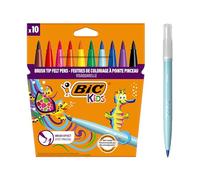 BIC Kids Visaquarelle - Pack de 10 rotuladores con punta de pincel