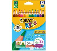 BIC LAPIZ BIC C/12 COLORES TRIANGULAR KIDS EVOLUTION ECOLUTIONS SIN COLECCION