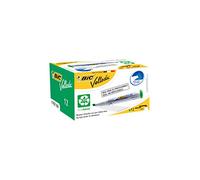 Bic Lot de 12 Marqueur tableau blanc Velleda 1751 Pte Biseau Vert