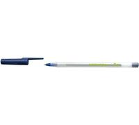 BIC - Lote de 12 bolígrafos (Ecolutions Round Stic, azul