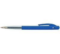 BIC - Lote de 12 bolígrafos retráctiles M10 clic (1 mm), color azul