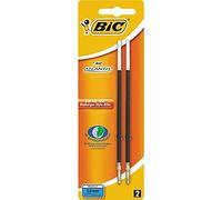 BIC - Lote de 3 juegos de 2 recambios PTE Moy. 1 mm negra para bolígrafo Atlantis Classic NF