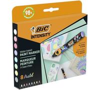 Bic intensity pack de 8 marcadores de pintura - punta media - tinta co