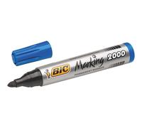 Bic marking 2000 ecolutions rotulador permanente - punta de 4.95 mm - tinta con base de alcohol - ecologico - secado rapido - color azul