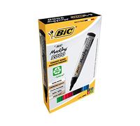BIC Marking 2000 Punta Redonda Negro, Azul, Verde, Rojo, 4 uns - Marcador permanente (1,7 mm) Cartón, Vidrio, Metal, Papel, Plástico, Tinta a base de agua)