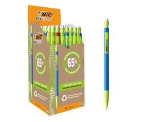 BIC Matic ECOlutions Mechanical Pencils - Box of 50 with Assorted Barrel Colours