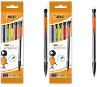 BIC Matic Original Porte-Mines 0,7 mm HB, Facile à utiliser, Pour l'Ecole, au bureau ou à la Maison - Couleurs Assorties, Pochette de 5 (Paquete de 2)