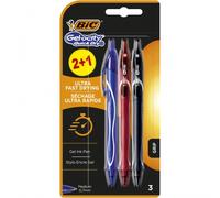 Bic - pack bolígrafos bic 2+1 gel-ocity quik dry - bic -5% en libros