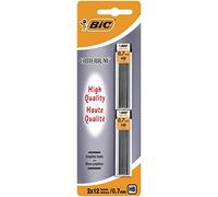BIC Pack de Minas de Grafito Criterium HB 0,7 mm, 2 Recambios Velocity