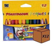 BIC Plastidecor Ceras Peques Triangulares Surtidas (Pack de 12)