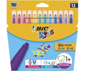 BIC Rotuladores Kid Couleur Baby Caja de 12