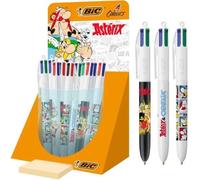BIC Set de 30 Bolígrafos Retráctiles Asterix 4 Colores Punta 1mm