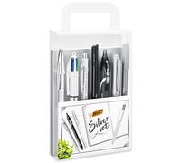 BIC Silver Line - Set 1 cuaderno/3 bolígrafos/1 bolígrafo de gel/1 roller/1 marcador permanente/1 portaminas