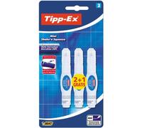 BIC Tipp-Ex Mini Shake'n Squeeze - Bolígrafo corrector, 4 ml (3 unidades)