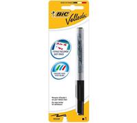 Bic velleda 1741 marcador para pizarra - punta de 4.5 mm - trazo 1.4mm - tinta con base de acetona - borrado optimo - larga duracion - color negro