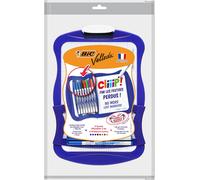 BIC Velleda Cliiip Whiteboard Set 21 x 31 cm Wiper 8 Erasable (Importación USA)