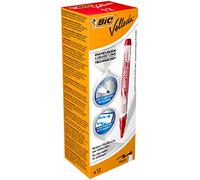 BIC Velleda Pack 12 Plater Pieta Liquid Ink Rojo Niños