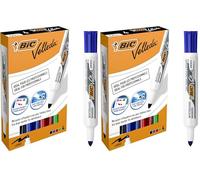 BIC Whiteboard Marker - Paquete de 8 rotuladores para pizarra, multicolor
