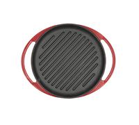 Bidasoa Asador Redondo Fierro Esmaltado 25 cm (4 Unidades) Rojo